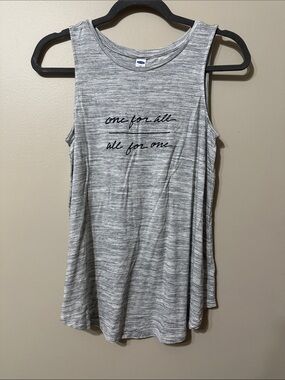 Old Navy One For All Gray Women's Luxe Tank Top